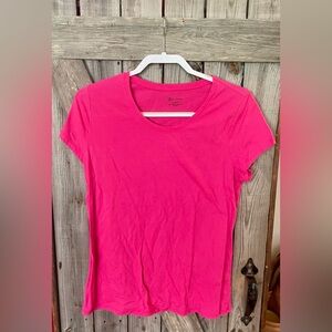 No Boundaries Hot Pink Short Sleeve Tee